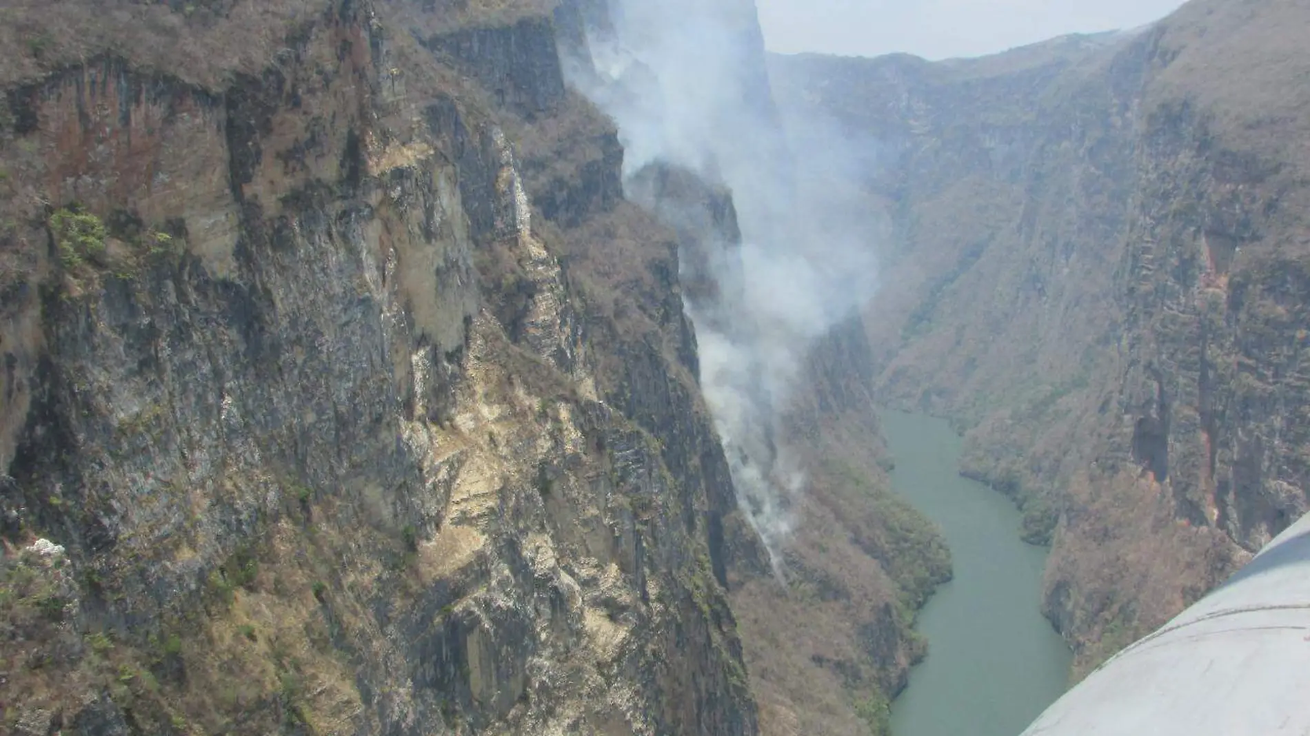 incendio cañon del sumidero